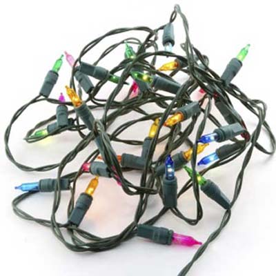 tangled christmas lights